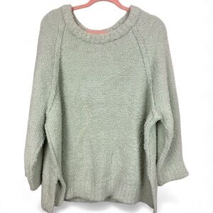 Altar'd State Mint Green Fuzzy Oversized Push Sweater Size XL so soft!